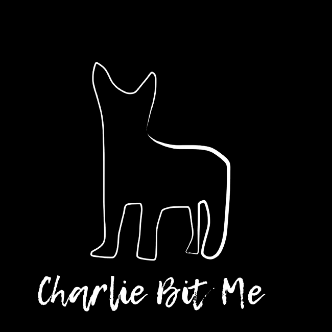Charlie Bit Me dog logo
